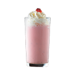 Raspberry Sorbet Milkshake 