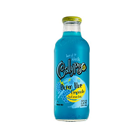 Calypso Ocean Blue Lemonade Glass Bottle 
